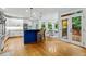 Bright eat-in kitchen with stainless appliances and views of the private backyard at 130 Silver Mist Cir, Alpharetta, GA 30022