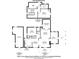 Detailed floor plan showcasing the layout of the home, including room dimensions and features at 615 Sycamore Dr, Decatur, GA 30030