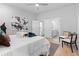 Light bedroom showing adjoining bath with neutral colors at 1363 Jonesboro Se Rd, Atlanta, GA 30315