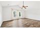 Bright Primary bedroom with a vaulted ceiling and large windows allowing lots of natural light at 615 Rosedown Way, Alpharetta, GA 30022