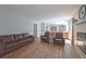 Spacious living room with modern finishes and open layout at 1908 Musket Ct, Stone Mountain, GA 30087