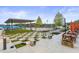 Community outdoor space with a checkerboard and cornhole game, perfect for gatherings and entertainment at 5315 Bentley Hall Dr, Alpharetta, GA 30005