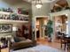 Cozy living room showcasing a chaise lounge, stylish decor, and a glimpse of other spaces at 154 Gold Leaf Trail Trl, Powder Springs, GA 30127