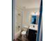 Bathroom with newly installed sink and vanity and shower and bath combination at 6662 Witherington Ct, Norcross, GA 30093