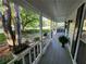 Inviting front porch with white railing, ideal for enjoying the outdoors at 3054 Whisper Knob Rd, Marietta, GA 30062