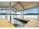 View from the boat dock looking out at the open lake at 307 Little Hickory Ln, Woodstock, GA 30189