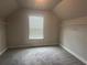 Bedroom closet featuring shelves and carpet at 443 Strawberry Walk, Loganville, GA 30052