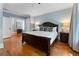 Spacious main bedroom with hardwood floors and large windows at 22 The Prado Ne, Atlanta, GA 30309
