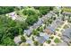Aerial view of community showcasing lush greenery and neighborhood streets at 400 Pringle Dr, Suwanee, GA 30024
