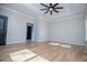 Spacious living room showcasing hardwood floors and recessed lighting at 90 Ayers Rd, Bowdon, GA 30108