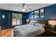 Bedroom with a queen size bed and a window with natural light at 1516 Howell Mill Nw Rd # 16, Atlanta, GA 30318