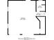 Black and white floor plan highlighting garage and bathroom dimensions at 1744 Cum Laude Way, Lawrenceville, GA 30044
