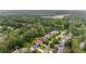 An aerial view of the homes in a wooded neighborhood, close to a school at 1860 Leighton Ln, Marietta, GA 30062
