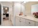 Bathroom featuring a vanity with plenty of storage space and bright lighting for daily routines at 1860 Leighton Ln, Marietta, GA 30062