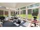 Bright workout room surrounded by windows, filled with various exercise equipment and ample natural light at 1860 Leighton Ln, Marietta, GA 30062