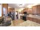 Kitchen area showcasing granite counters, stainless steel appliances, and tile backsplash at 893 Somersby Dr, Dallas, GA 30157