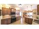 Kitchen with granite countertops and stainless steel appliances at 893 Somersby Dr, Dallas, GA 30157