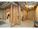 Unfinished basement featuring exposed framing, concrete walls, and ductwork, ready for customization at 208 Grandmar, Canton, GA 30115