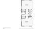 Second floor plan view showcases two bedrooms, one bath, and multiple closets at 2436 Ovidia Sw Cir, Atlanta, GA 30311