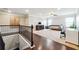 Spacious bonus room with neutral walls, carpet, and a cozy day bed at 4710 Robins Nest Ln, Cumming, GA 30041