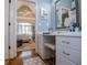 Bright bathroom vanity area next to a bedroom, perfect for getting ready at 197 Westbrook Rd, Carrollton, GA 30116