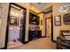 Cozy hallway showing a desk nook and a half bathroom at 197 Westbrook Rd, Carrollton, GA 30116
