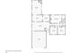 Layout of a home showcasing the arrangement of rooms, including the kitchen, bedrooms, and living areas at 1024 Stone Mill Run, Lawrenceville, GA 30046