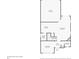 Detailed floorplan of the first floor showing kitchen, living room, and garage at 126 Wellbrook Ne Ct, Conyers, GA 30012