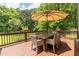 Inviting outdoor patio with seating, perfect for entertaining or relaxing in the backyard at 1542 Idlewood Rd, Tucker, GA 30084