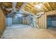 Unfinished basement with exposed ductwork, concrete floor, and framed walls awaiting customization at 167 Gothards Creek Dr, Powder Springs, GA 30127