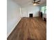 Inviting living room boasts wood floors, fireplace, and ample natural light, creating a cozy atmosphere at 3006 Dogwood Dr, Hapeville, GA 30354