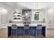 Gourmet kitchen featuring a large island, pendant lighting, and open shelving at 306 Pinecrest Ne Rd, Atlanta, GA 30342