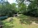 Spacious backyard with mature trees and greenery, perfect for outdoor activities at 861 Marion Se Ave, Atlanta, GA 30312