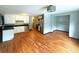 Modern kitchen with stainless steel appliances, white cabinets, and hardwood floors creating an inviting atmosphere at 861 Marion Se Ave, Atlanta, GA 30312