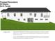 Rendering of a two-story house, showing the north-facing facade with ample windows and a covered porch at 861 Marion Se Ave, Atlanta, GA 30312