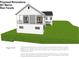 Rendering of a two-story house, featuring a rear facade with a covered porch and multiple windows at 861 Marion Se Ave, Atlanta, GA 30312