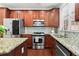 Well-equipped kitchen with granite countertops, stainless appliances, and ample cabinet space at 2343 Limehurst Ne Dr, Atlanta, GA 30319