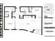 Floor plan of the home showing 2 bedrooms, 2 bathrooms, and living space at 620 Glen Iris Dr # 223, Atlanta, GA 30308
