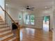 Bright living room features hardwood floors, fireplace, and plenty of natural light at 2552 White Oak Dr, Decatur, GA 30032