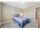 Calm and relaxing bedroom, with a comfortable bed and soft carpeting, designed for tranquility at 3280 Pebble Hill Dr, Marietta, GA 30062