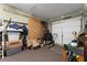 Spacious garage with ample storage space and a convenient garage door at 4665 Idlewood Dr, Cumming, GA 30040