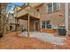 Backyard with a patio area and view of the upper deck at 630 Birch River Ln, Lawrenceville, GA 30043