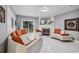 Stylish living room with contemporary decor and fireplace, perfect for relaxation at 630 Birch River Ln, Lawrenceville, GA 30043