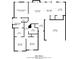 Blueprint style floor plan layout of a home featuring dimensions and room names at 6304 Kendra Ln, Lithonia, GA 30058