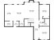 Detailed first floor plan showcasing the kitchen, dining area, Gathering room, and bedroom layouts at 116 Eleanora Park, Loganville, GA 30052