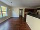 Eat-in kitchen area featuring hardwood floors, with plenty of natural light at 1857 Oak Hill Springs Blvd, Lithonia, GA 30058
