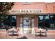 Charming South Main Kitchen restaurant exterior with tables available in a walkable community at 354 Olmstead Way # 27, Alpharetta, GA 30022