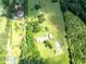 Bird's-eye view of property featuring a well-kept home, garden, and surrounding greenery at 1502 Campground Rd, Mcdonough, GA 30252