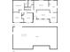 Floor plan showcasing the layout of the first and second floors at 2584 Favor Sw Rd, Marietta, GA 30060