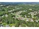 Expansive aerial shot of a large suburban neighborhood filled with trees and well-spaced homes at 3223 Thornecreek Dr, Douglasville, GA 30135